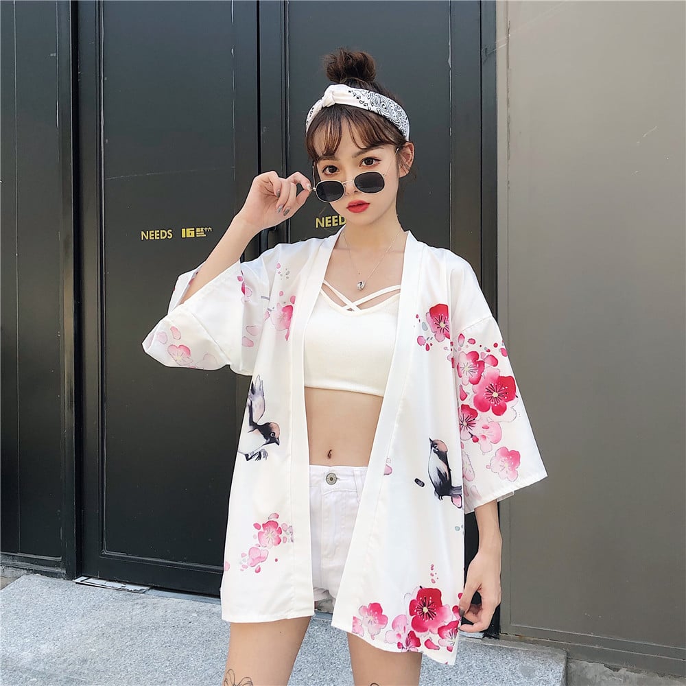 Damen Retro Kimono im chinesischen Stil – Leicht & Luftig