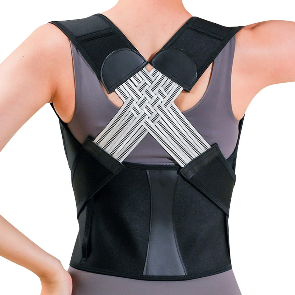 Haltungskorrektur Rückenstütze | Verstellbar, atmungsaktiv, für Damen & Herren (XXXL)