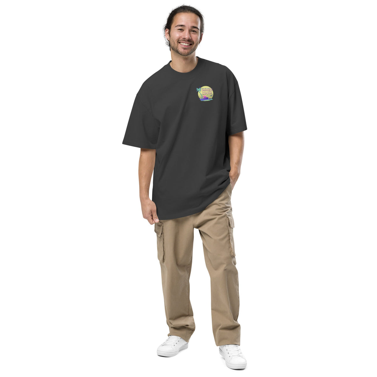 Oversized T-Shirt im Vintage-Washed-Look – Paradise Chaser