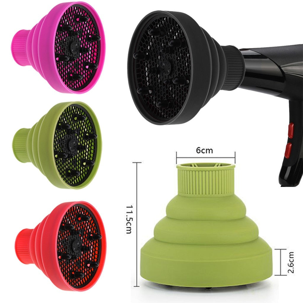 Silikon-Faltdiffusor für Locken