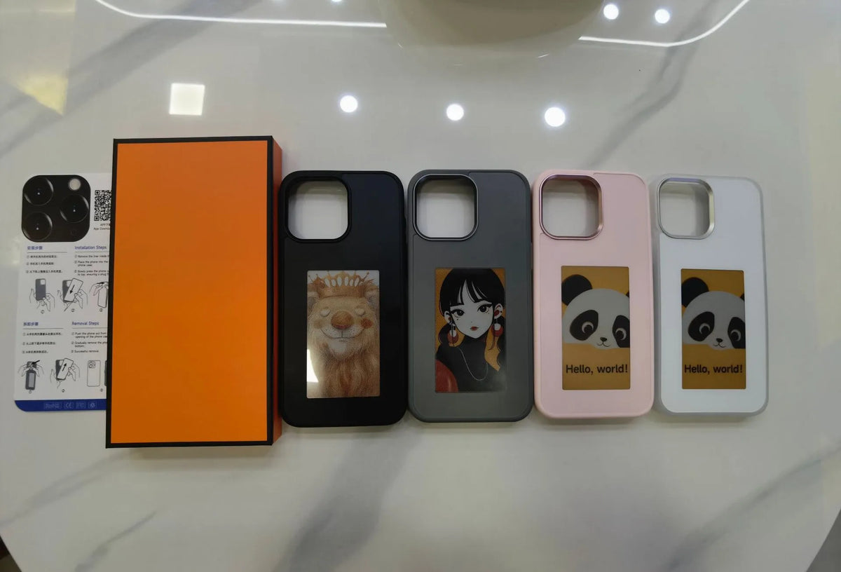 E-Ink Display iPhone Hülle – Personalisierbar, DIY & Stylisch