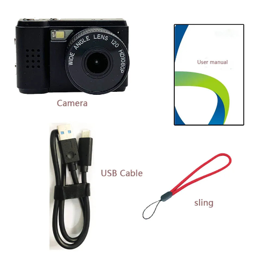 JOZUZE S5 Retro Mini Kamera – HD 1080p, kompakt & immer dabei