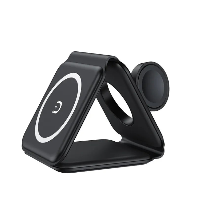 3-in-1 Magnetischer Wireless Charging Faltständer für Smartphones