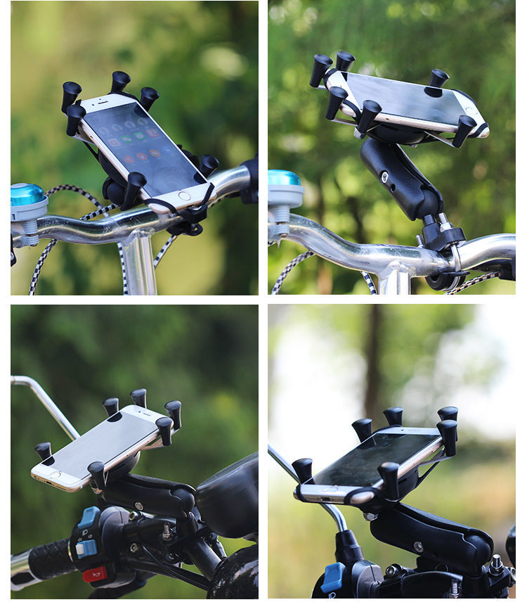 Diebstahlsicherer Handyhalter für Motorrad & Fahrrad
