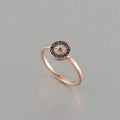 Mysterious Round Devil's Eye Ring