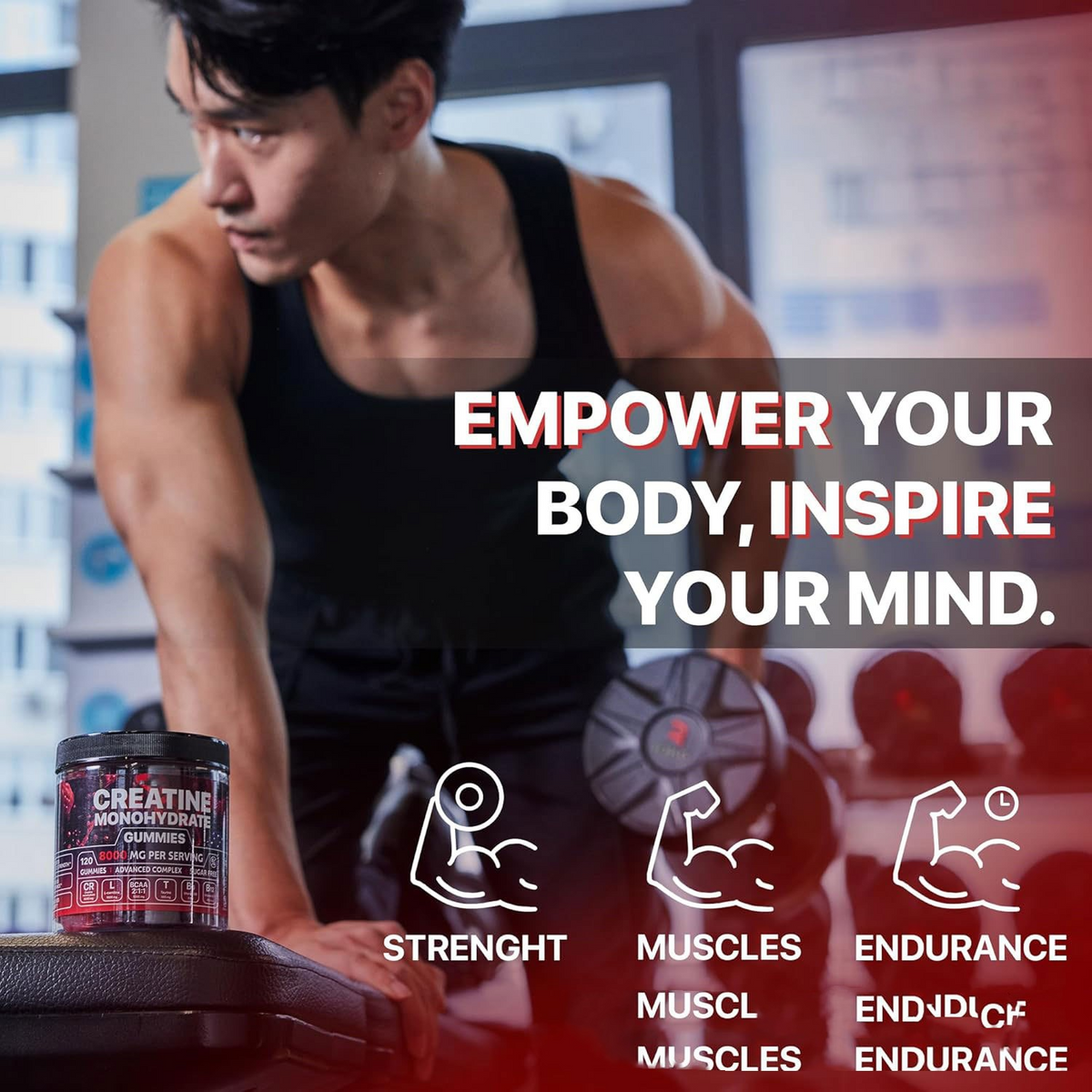 Muscle Boost Gummies – Kreatin & Vitamine für Kraft & Erholung