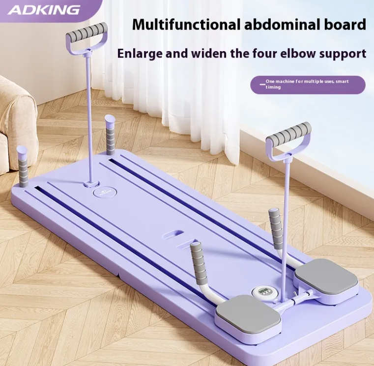 Multifunktionales Fitness-Board mit Bauchroller – Ganzkörper-Heimtraining