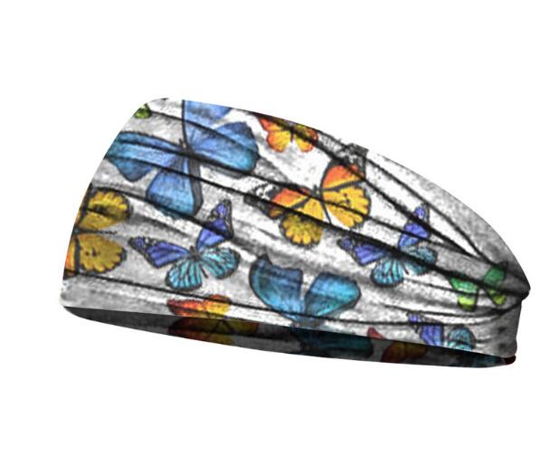 Breites Damen-Haarband mit Blumenmuster – Yoga & Sommer