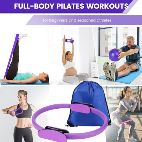 13-teiliges Yoga & Pilates Set – Komplett-Ausrüstung für Zuhause