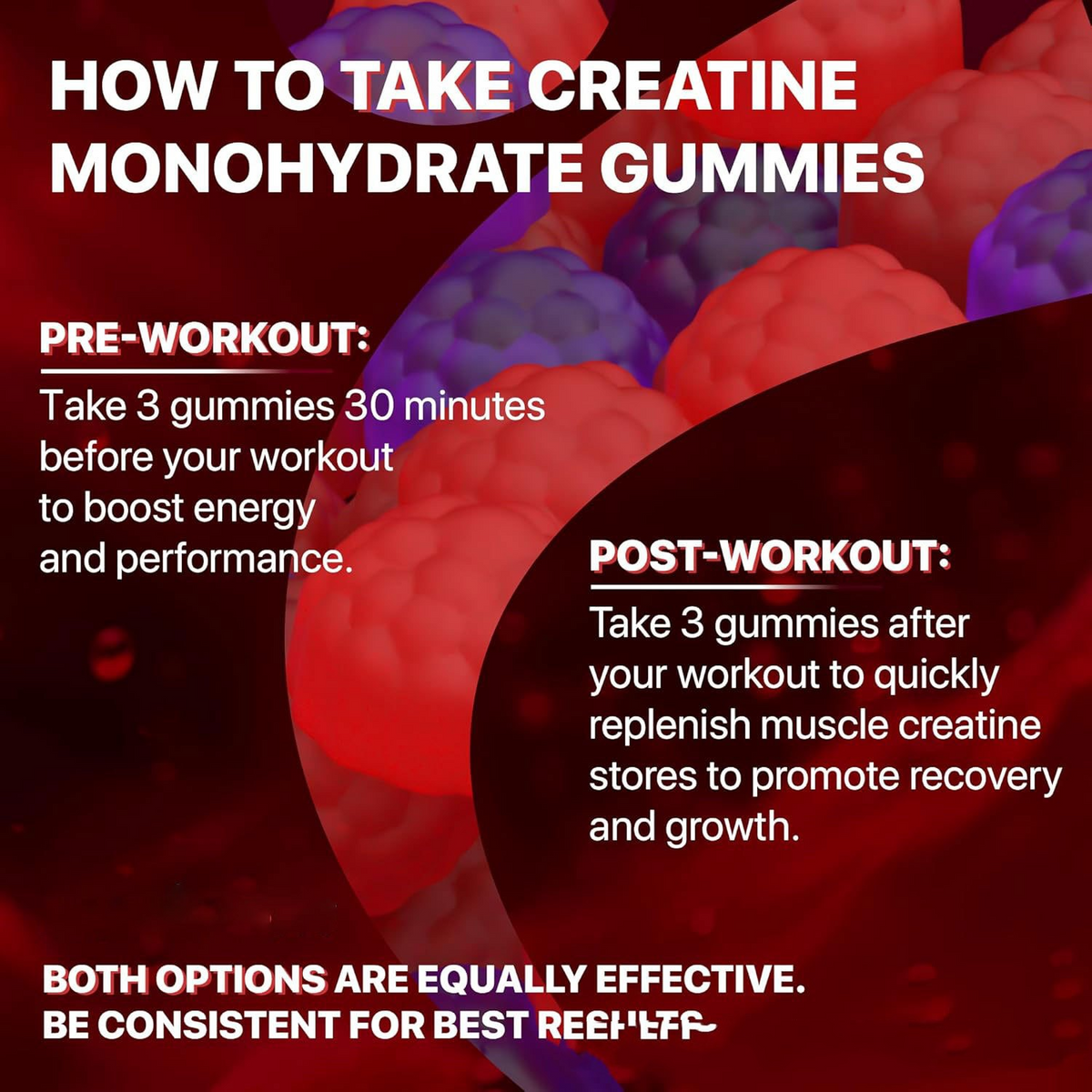 Muscle Boost Gummies – Kreatin & Vitamine für Kraft & Erholung