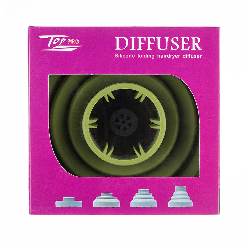 Silikon-Faltdiffusor für Locken