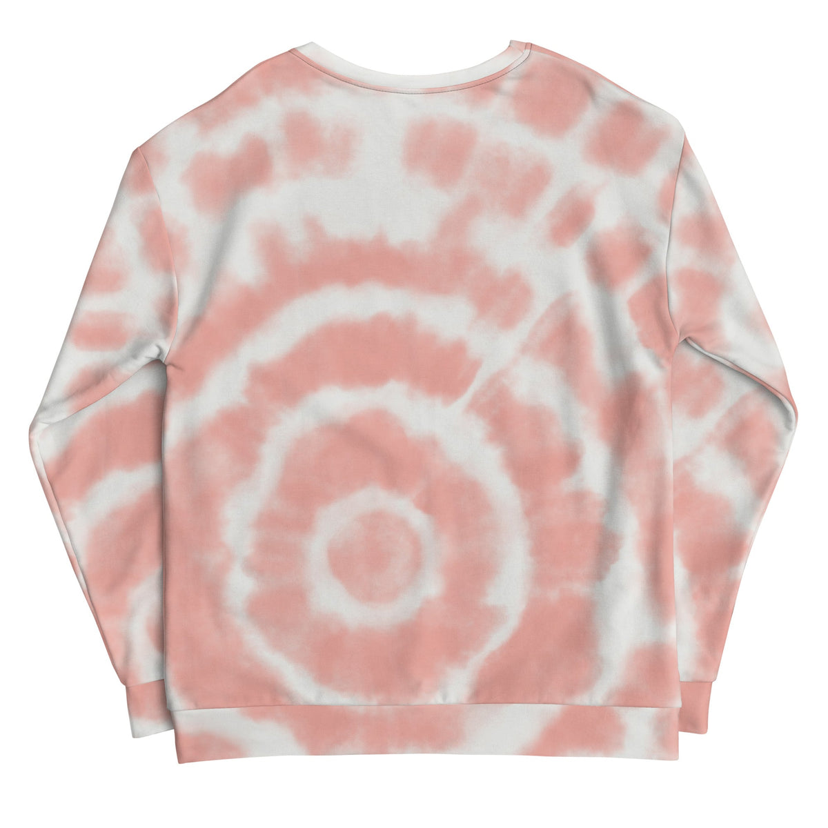Peach Tie-Dye Tropical Sweatshirt | Unisex, Fleece-Innenseite, XS–3XL