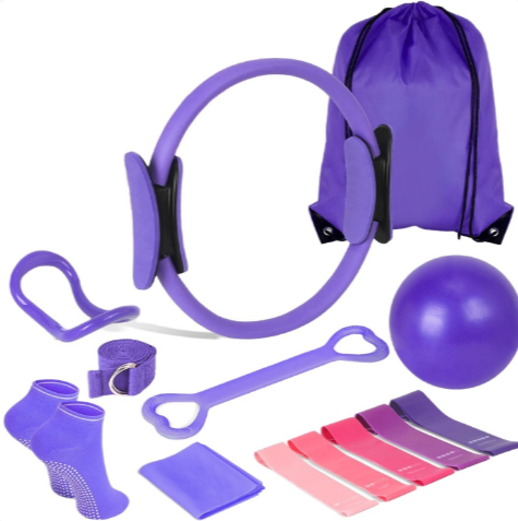 13-teiliges Yoga & Pilates Set – Komplett-Ausrüstung für Zuhause