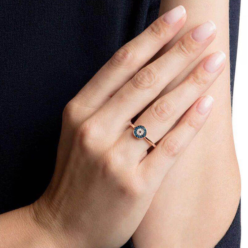 Mysterious Round Devil's Eye Ring