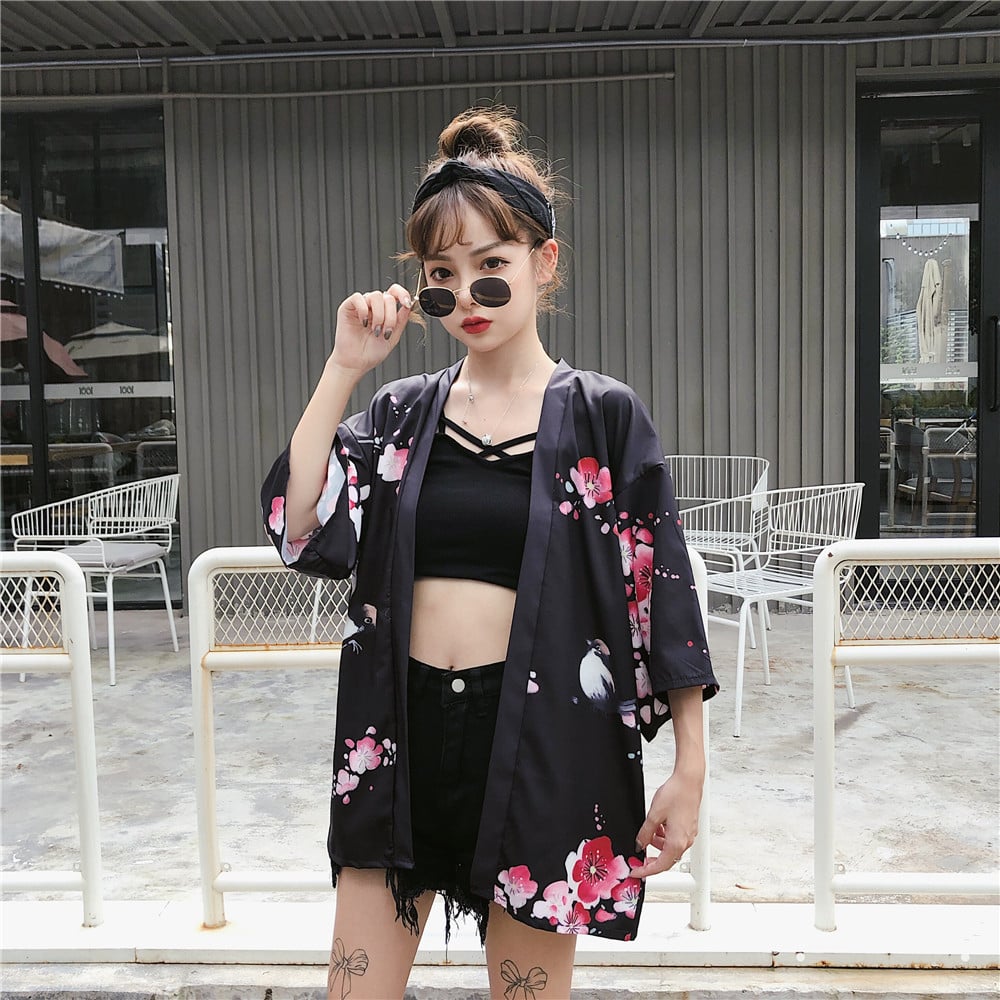 Damen Retro Kimono im chinesischen Stil – Leicht & Luftig