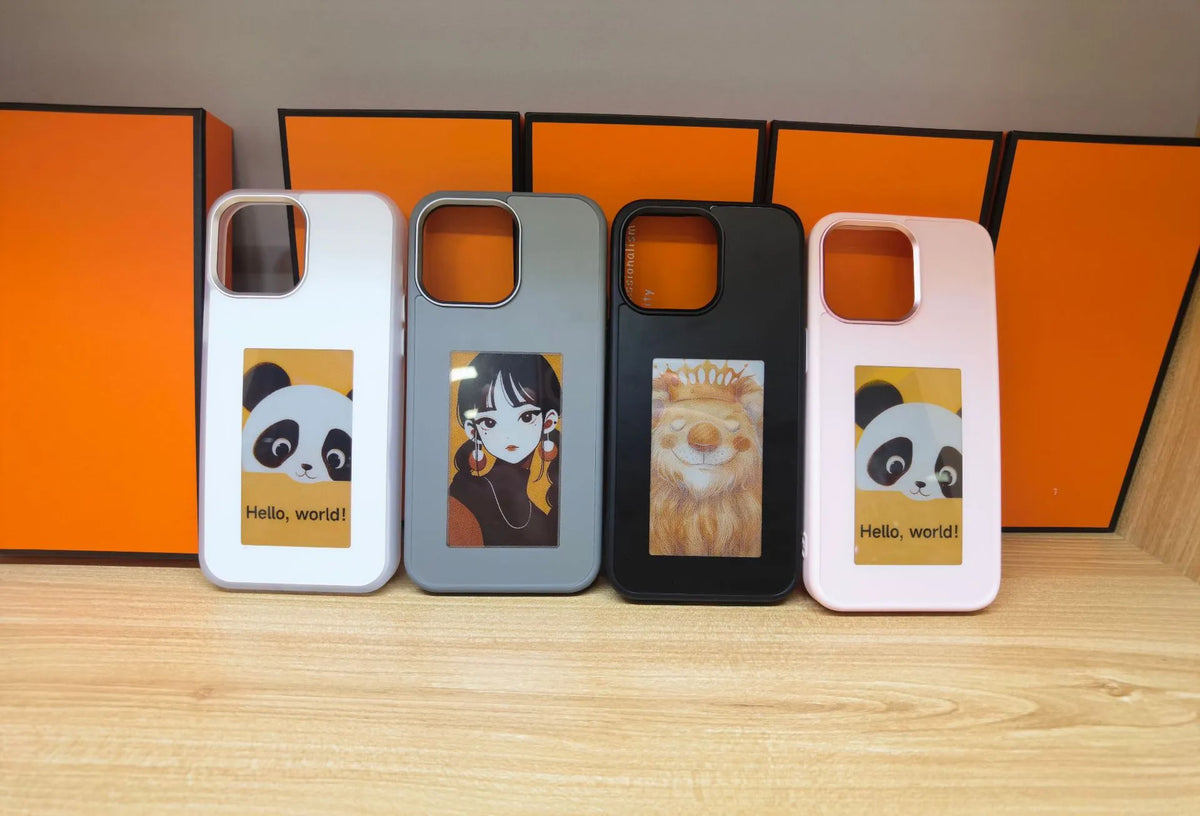 E-Ink Display iPhone Hülle – Personalisierbar, DIY & Stylisch
