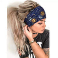 Breites Damen-Haarband mit Blumenmuster – Yoga & Sommer