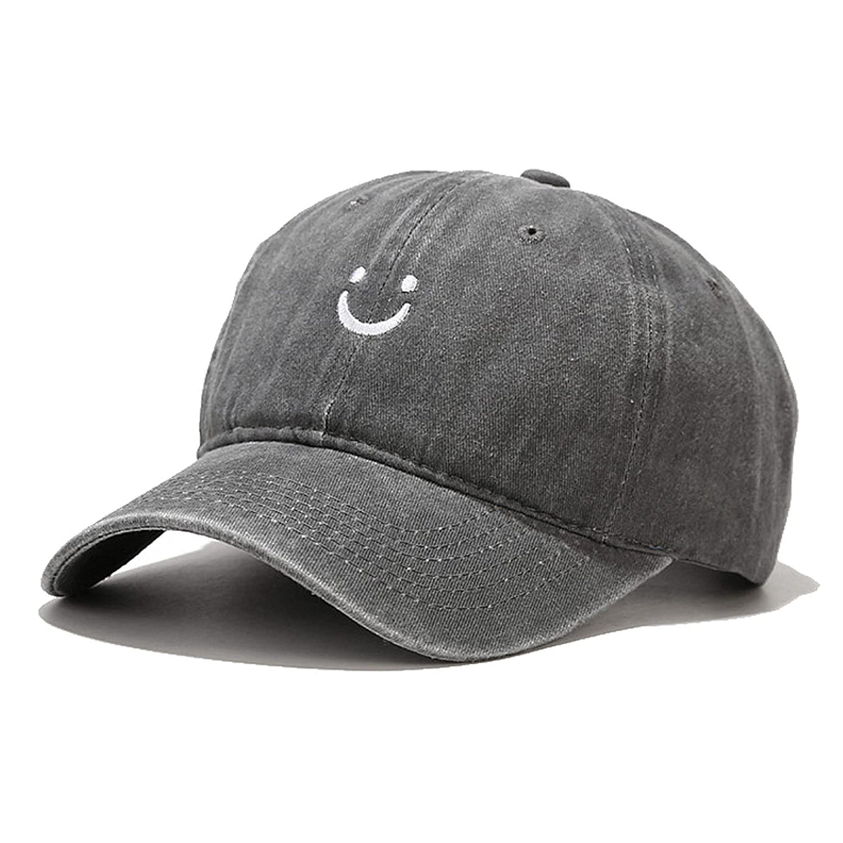 Vintage Smiley Baseball Cap – Unisex Sonnenschutz Mütze