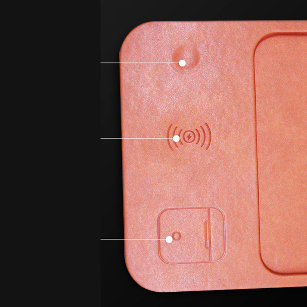 3-in-1 Wireless Ladestation – Qi-zertifiziert für iPhone, AirPods & Apple Watch